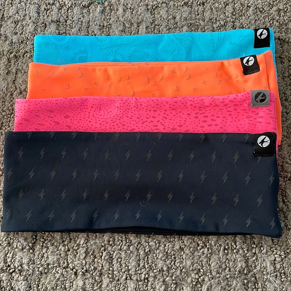 Oiselle reflective headbands